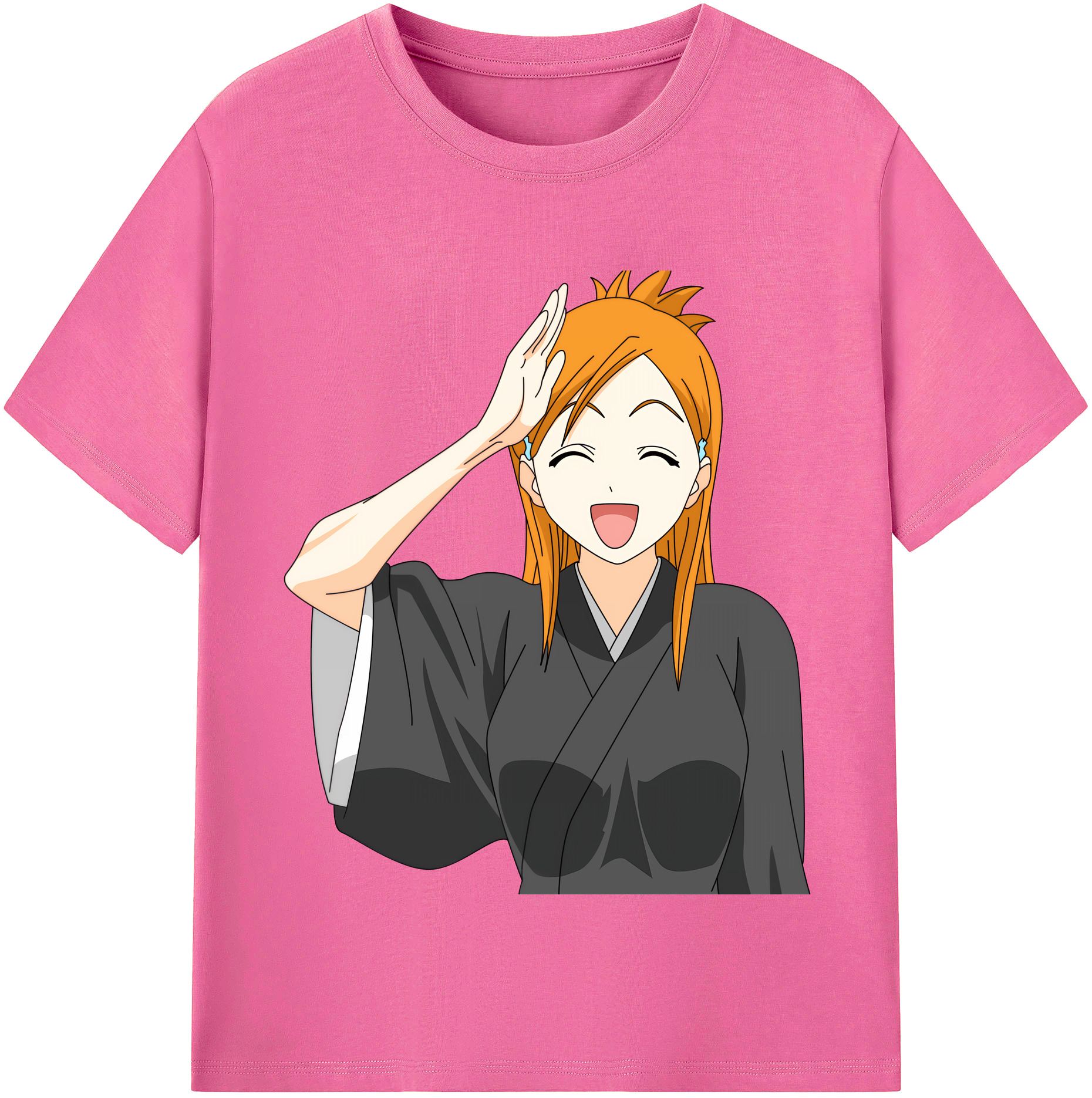 （画像用） ブリーチ 井上織姫（いのうえおりひめ） BLEACH Inoue Orihime レディースカジュアルプリントTシャツ（綿100％）